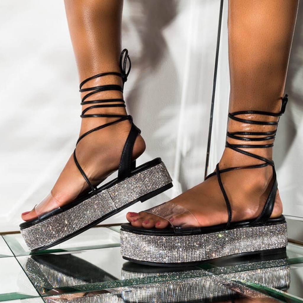 Rhinestone Platforms